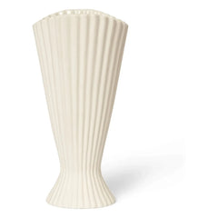 Ferm Living - Fıskiye Stoneware Vase | Broken White