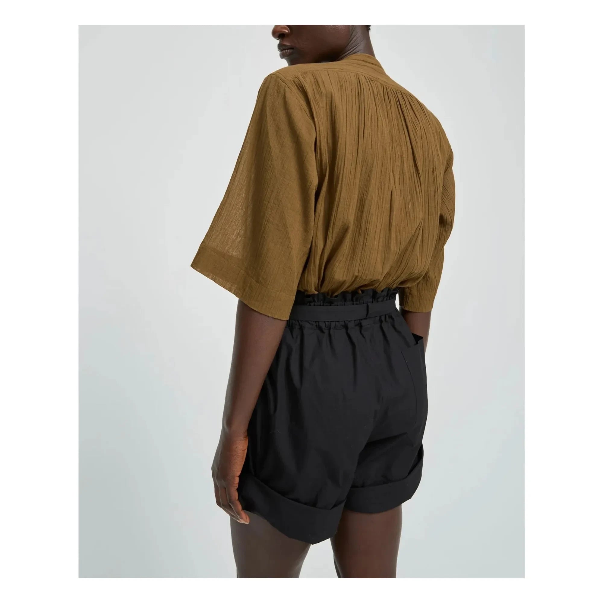 Laurence Bras - Babar Cotton Shorts | Black