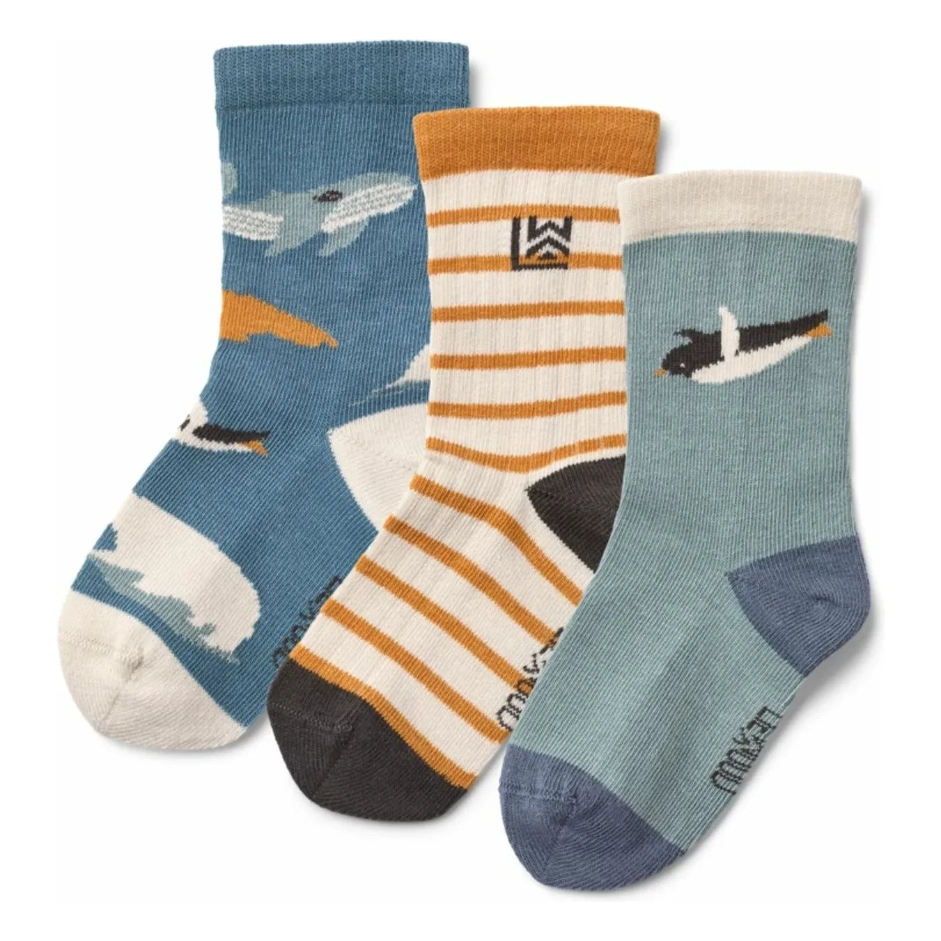 Liewood - Set of 3 Blue Silas Mer Socks