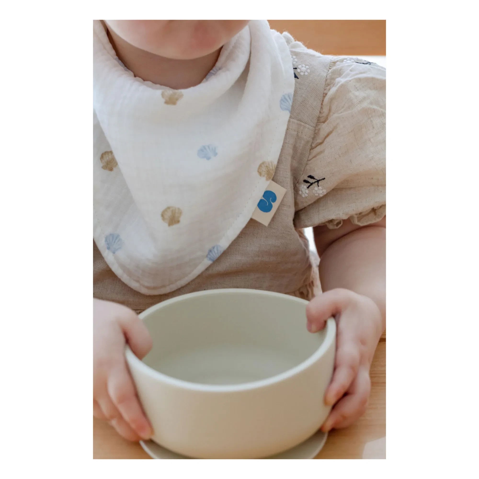 Soft Spot - Seaside organic cotton bibs and aprons - 3-piece set | Seaside