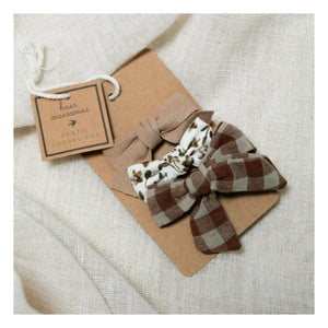 Gentil Coquelicot - Caramel Hair Clips