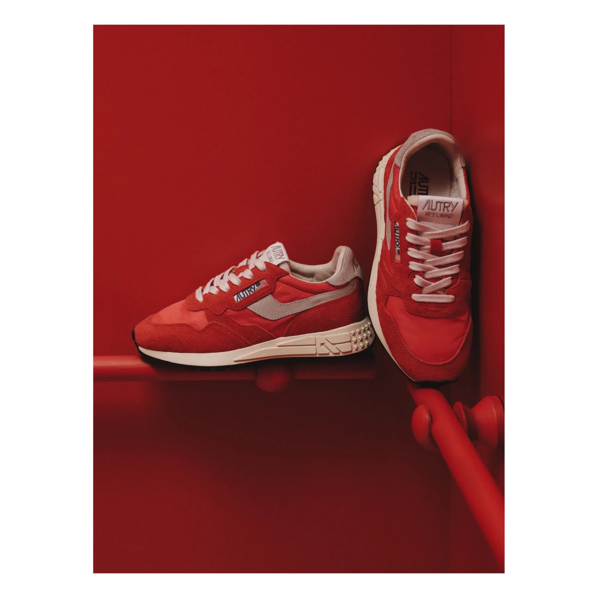 Autry - Reelwind Nylon Sneakers | Red