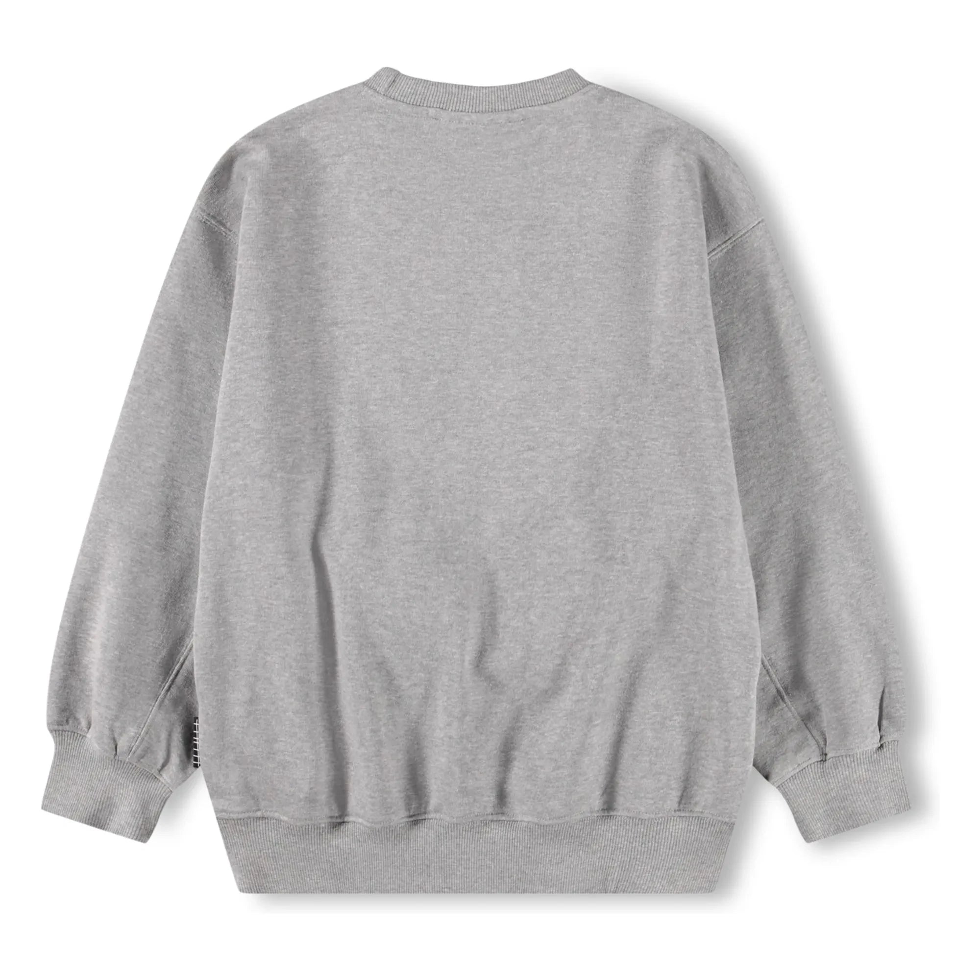Molo - Magni Sweatshirt No. 11 Smile Organic Cotton | Grey Melange