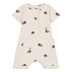 Studio Bohème - Combishort Aimé Watermelon Organic Cotton | Ecru