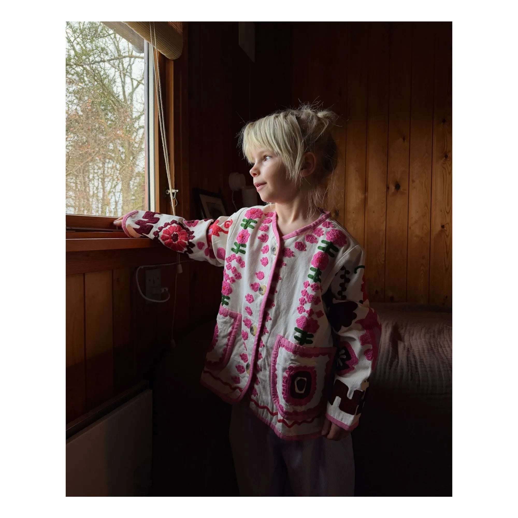 SISSEL EDELBO - Maggie Embroidered Jacket - Children's Collection | Ecru