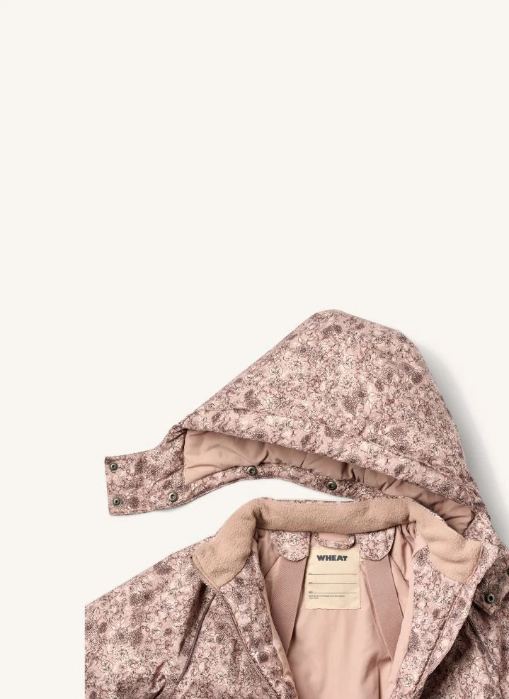 Wheat - Ski Jacket with Snow Skirt | Light Pink