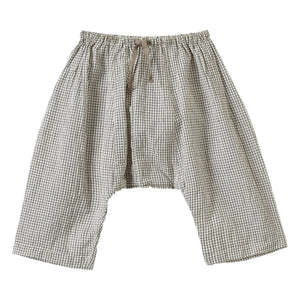 Caramel - Acorus Check Top and Pants Set | White
