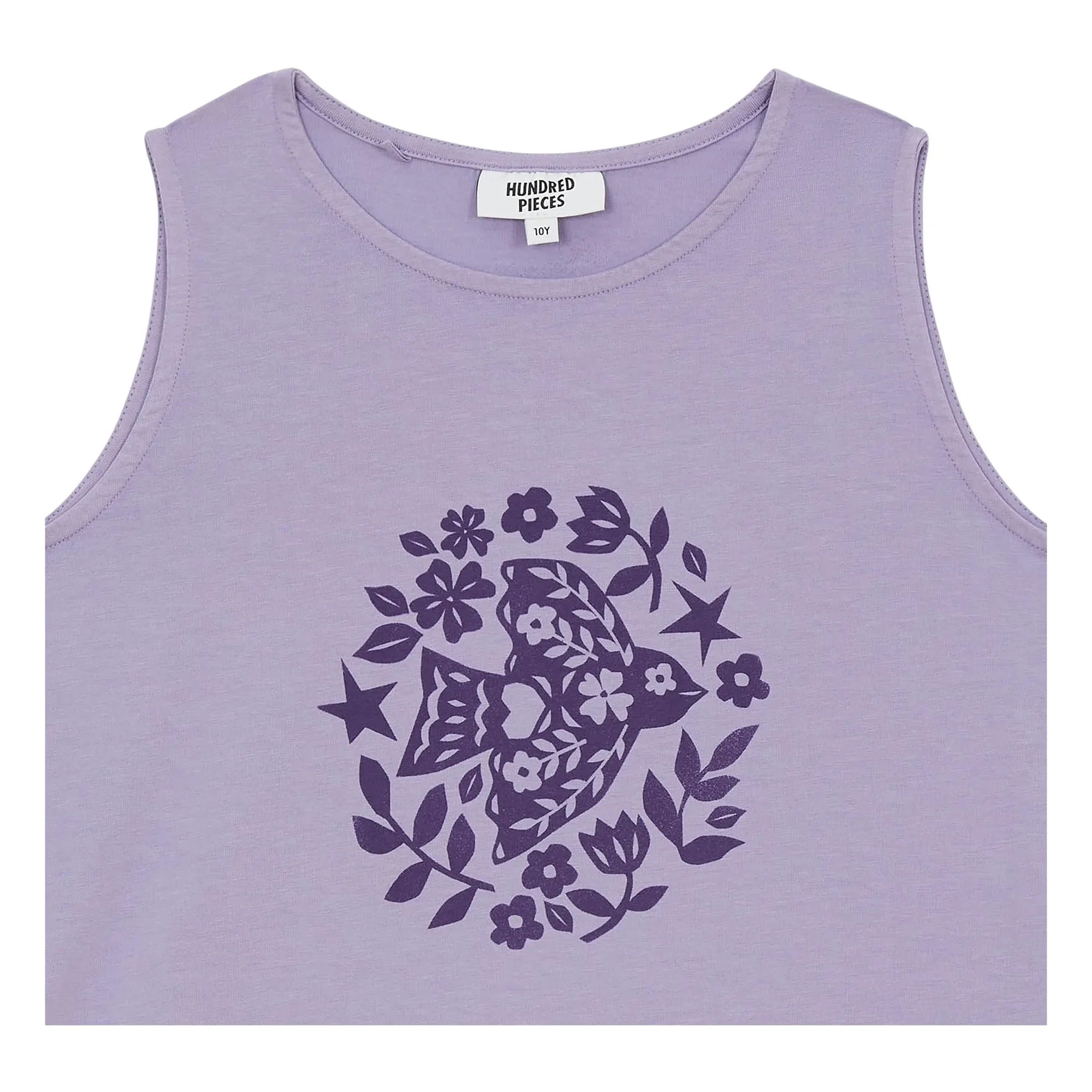 Hundred Pieces - Lyra Organic Cotton Sleeveless Dress | Lavender