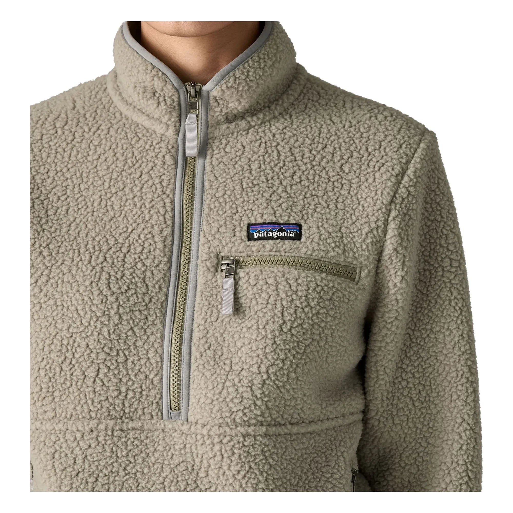 Patagonia - Retro Polar Polar Marsupial Geri Dönüştürülmüş Lifler | Açık gri