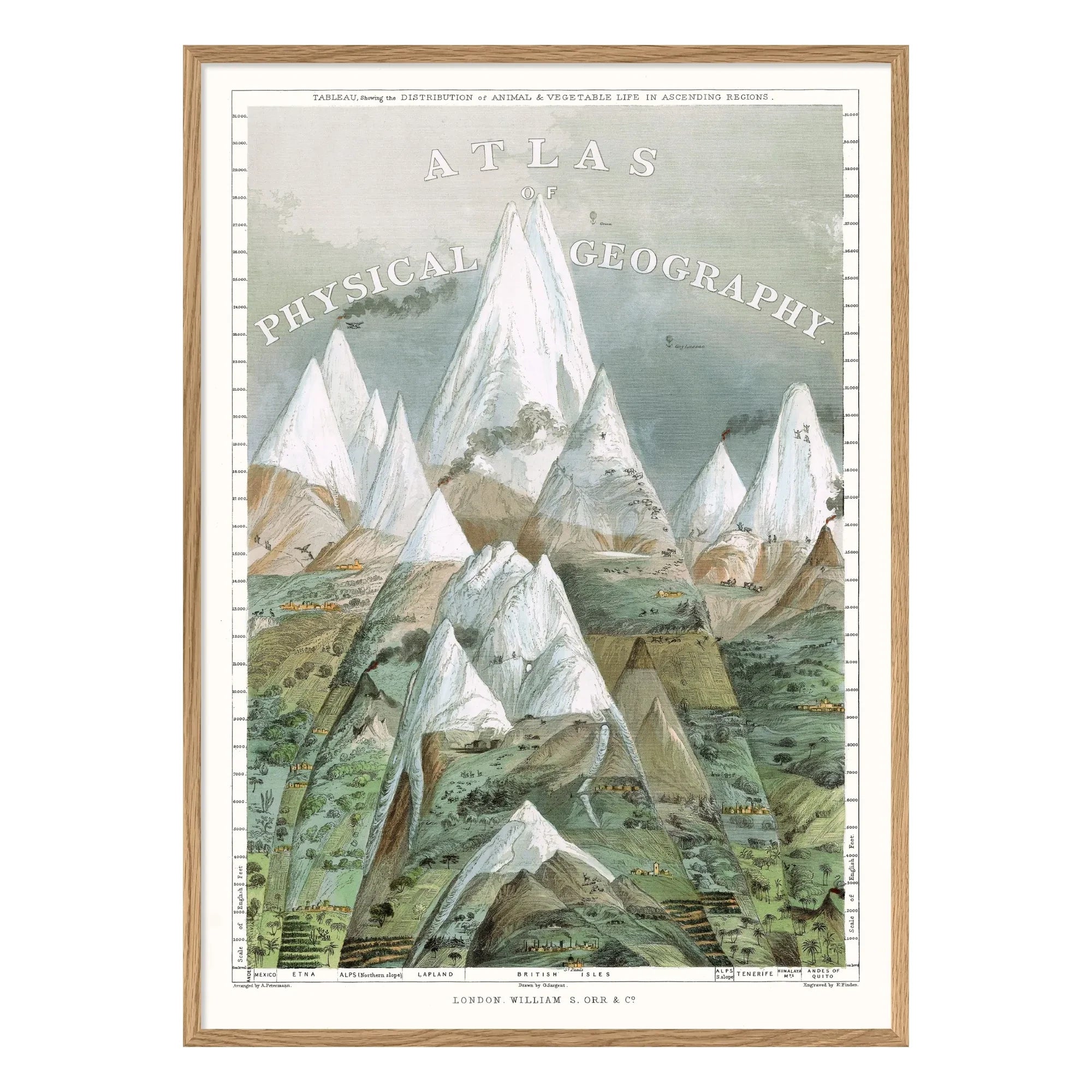 The Dybdahl Co. - Atlas Physical Geography Poster