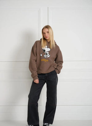 Wild Donkey - Pamuklu Swing Sweatshirt | Açık kahverengi