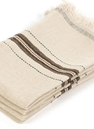 Libeco - Belgian Tinos Beach Towel | Ecru