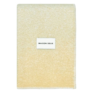 Maison Deux - Gradient yün atkı | Sarı