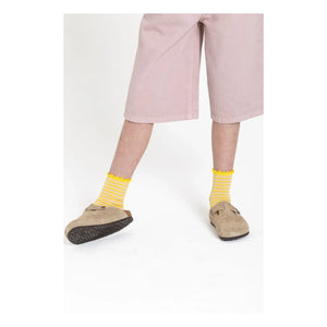 Smallable Kid - Striped Lolita Socks | Yellow