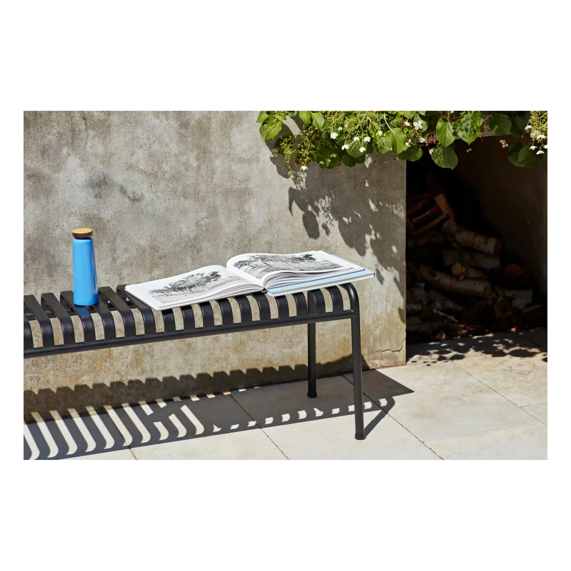 Hay - Palissade Bench Design by Ronan and Erwan Bouroullec | Charcoal Gray