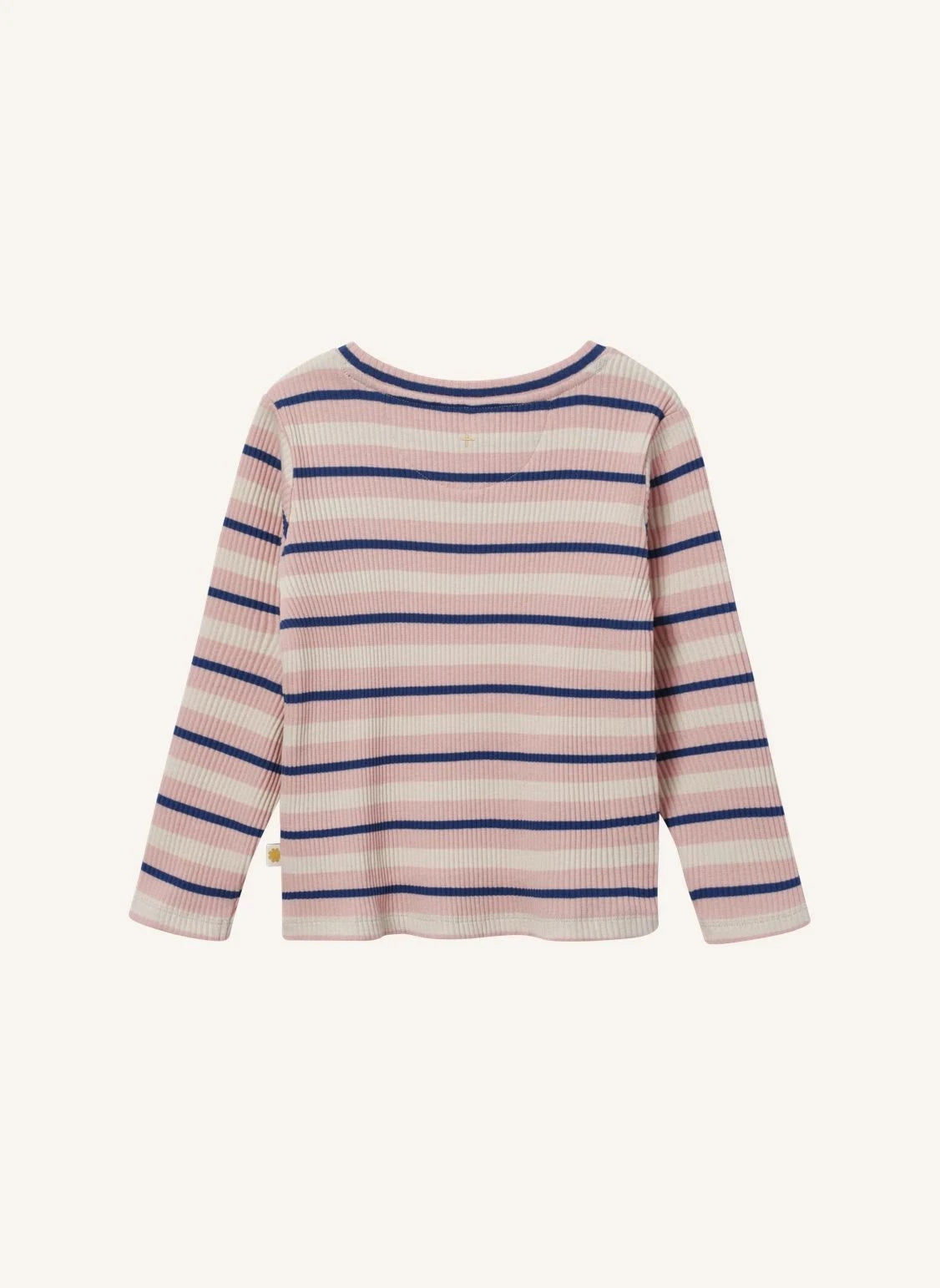 Goldie + Ace - Ribbed Striped T-Shirt | Pink