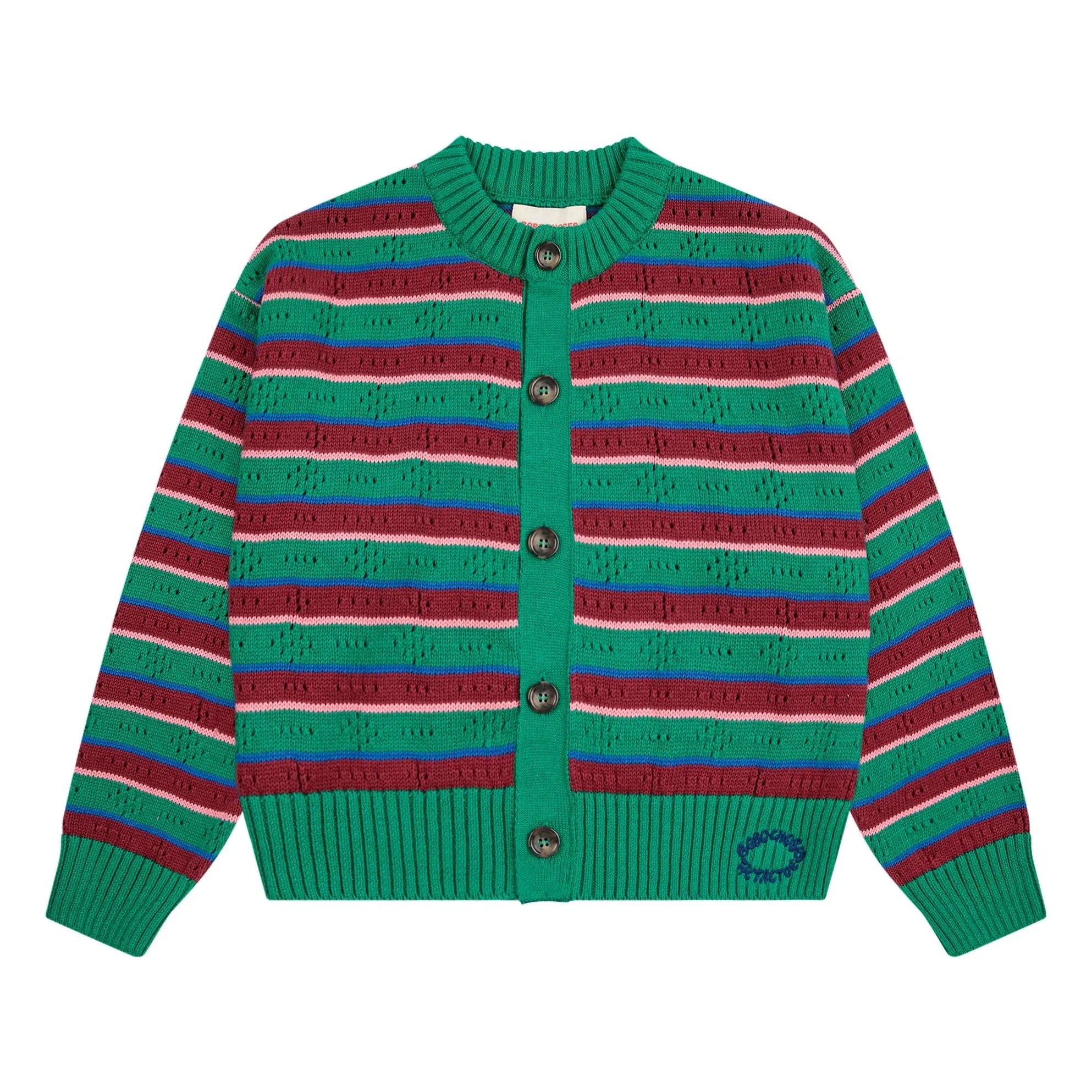 Bobo Choses - Striped Organic Cotton Tank Top | Green