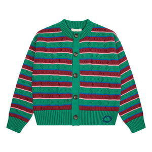 Bobo Choses - Striped Organic Cotton Tank Top | Green