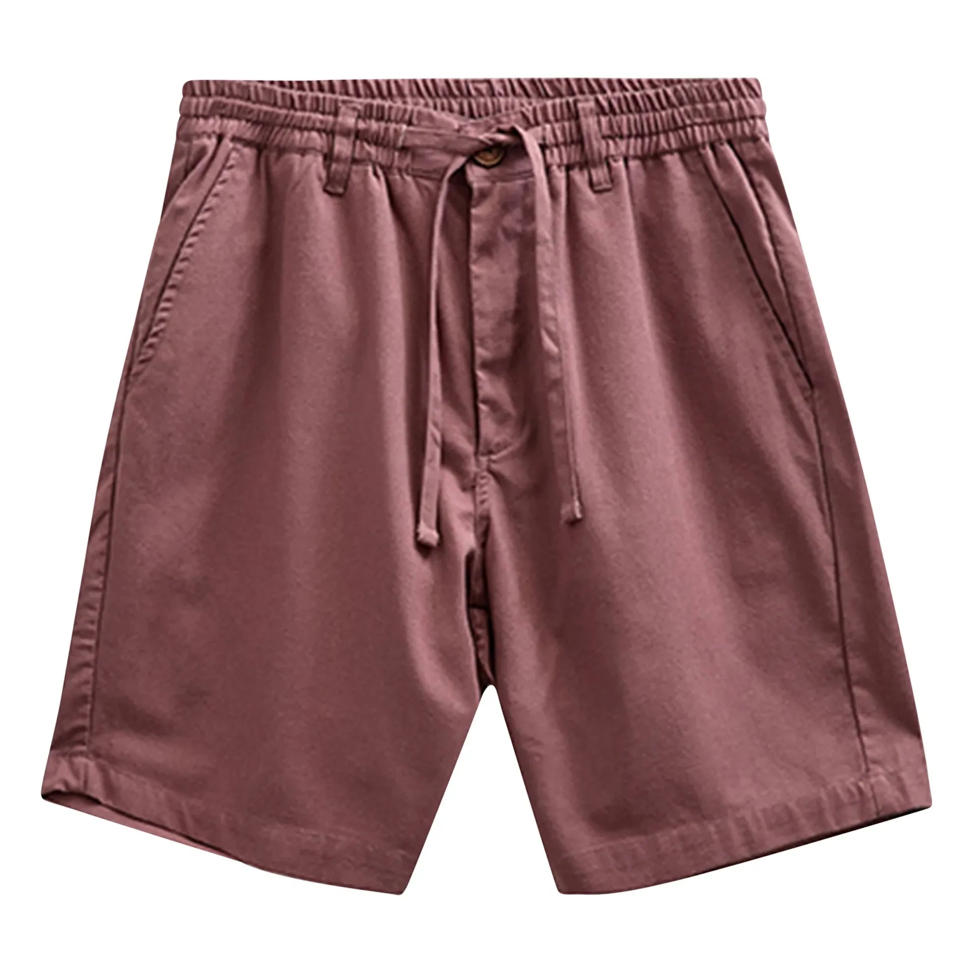 Anerkjendt - Akjames Linen Shorts | Burgundy