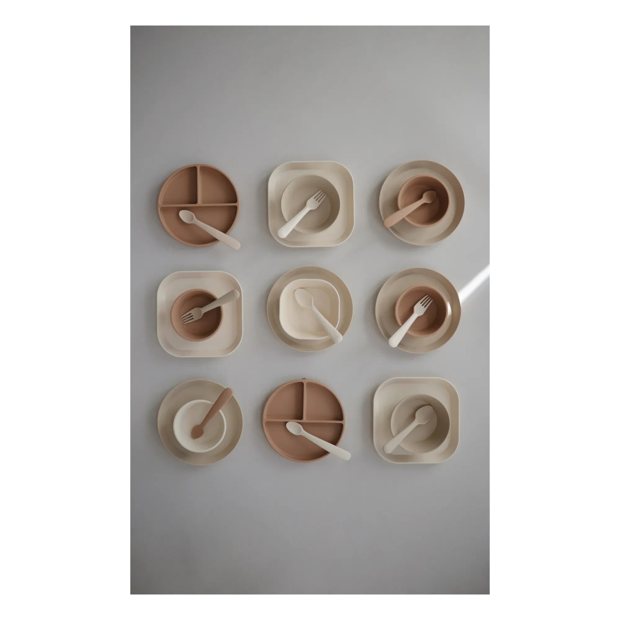 Mushie - Silikon Kaşıklar - 2'li Set | Blush