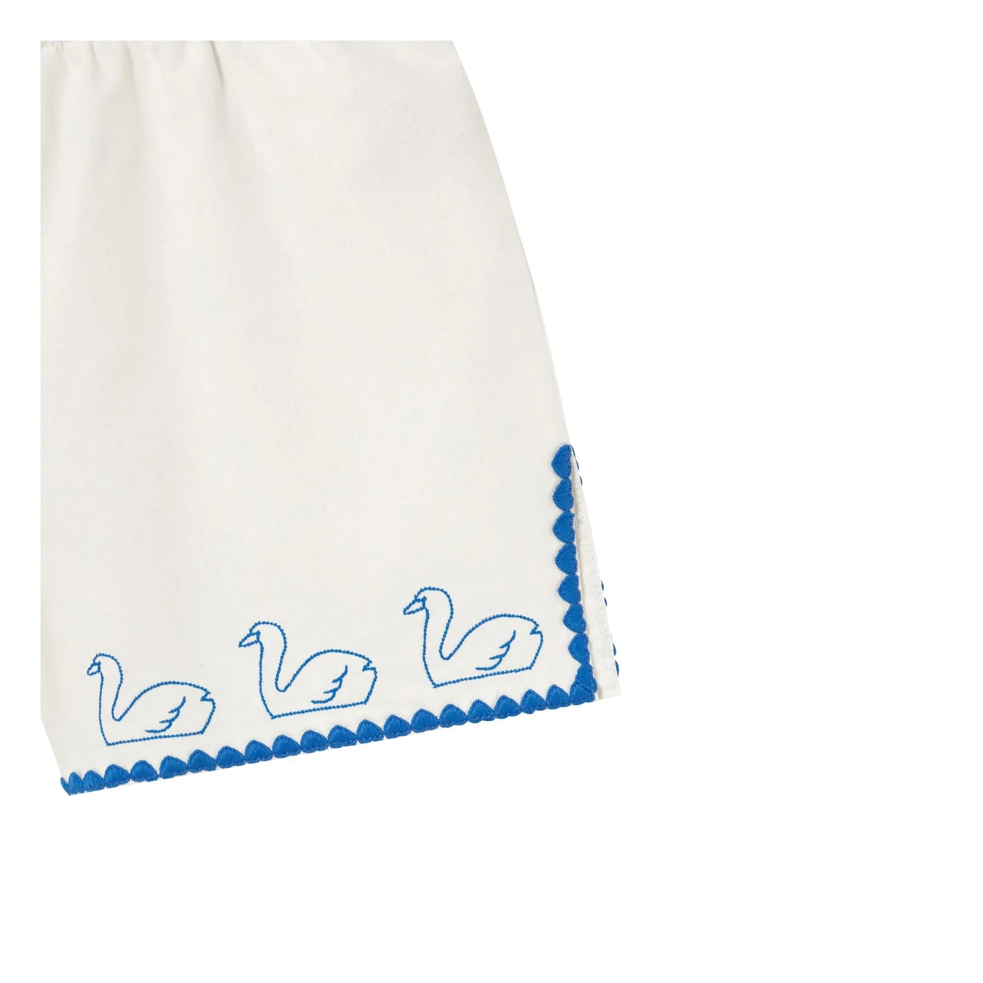 Tinycottons - Short Swans Linen | White