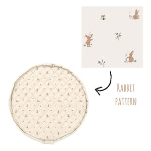 Play and Go - Noomad Bag / Play Mat - Bunnies | Nude