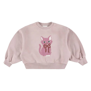 Morley - Zyco Pembe Kedi Sweatshirt | Leylak