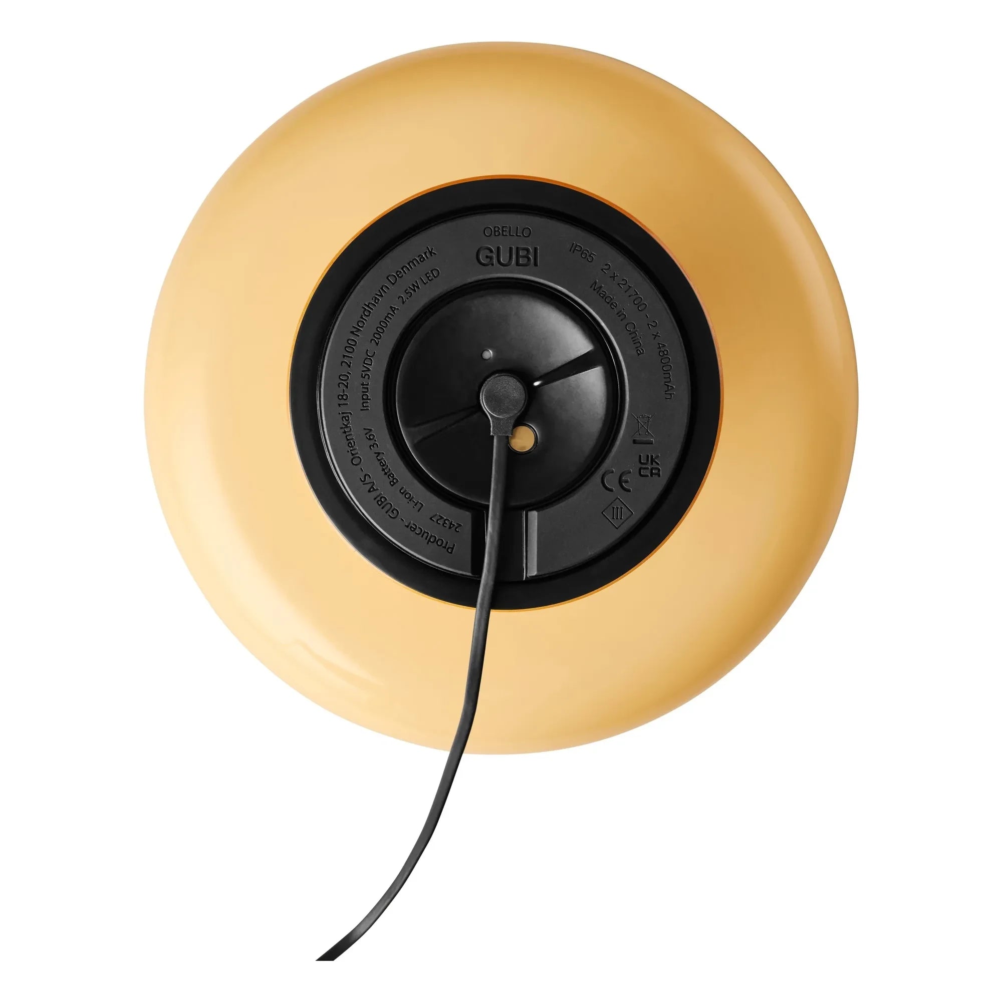 Gubi - Obello Table Lamp, Bill Curry | Yellow