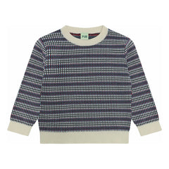 FUB - Carreaux Fine Knit Organic Cotton Sweater | Ecru