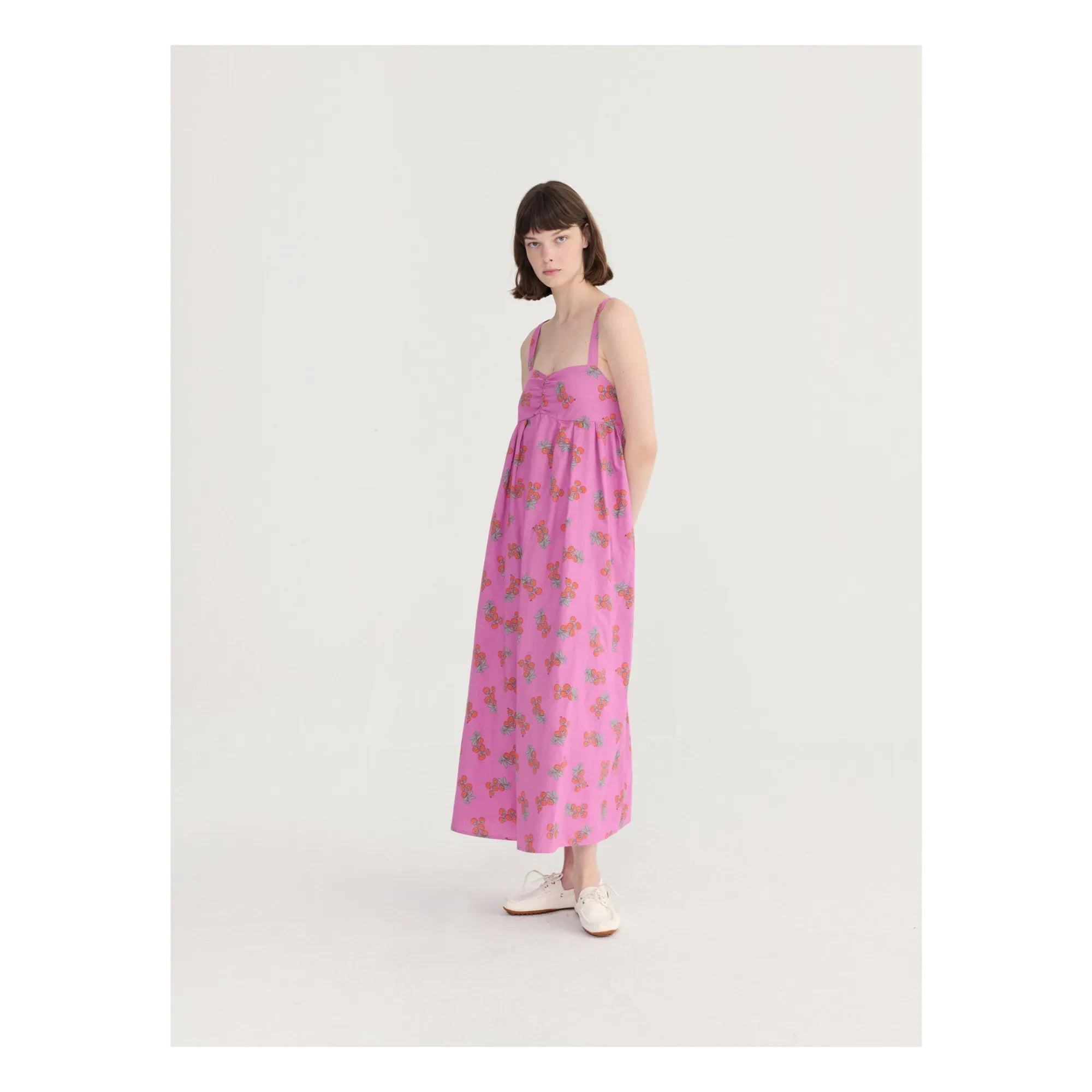 Bobo Choses - Juicy Tomatoes Organic Cotton Dress | Purple