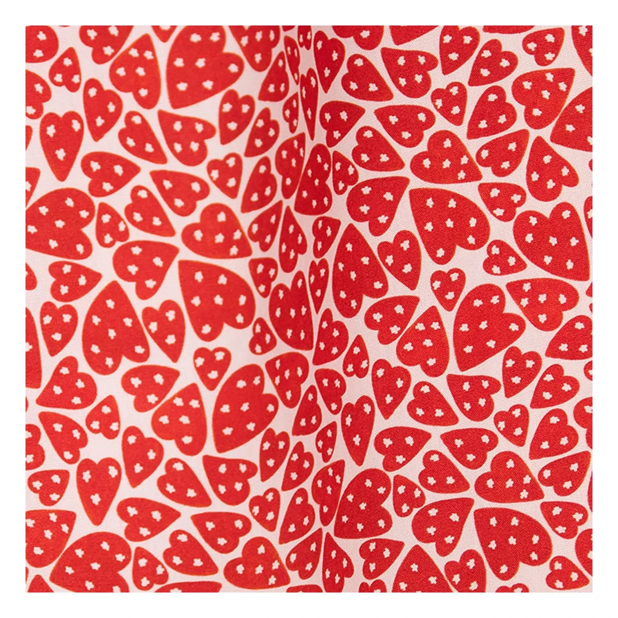 Fabula - Medium Heart Pattern Dress | Red