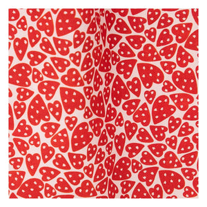 Fabula - Medium Heart Pattern Dress | Red