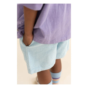 Jenest - Hug Velvet Organic Cotton Shorts | Light Blue