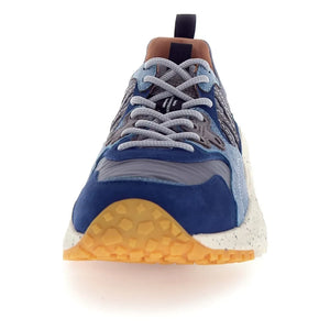 Flower Mountain - Solin Suede and Nylon Sneakers | Blue