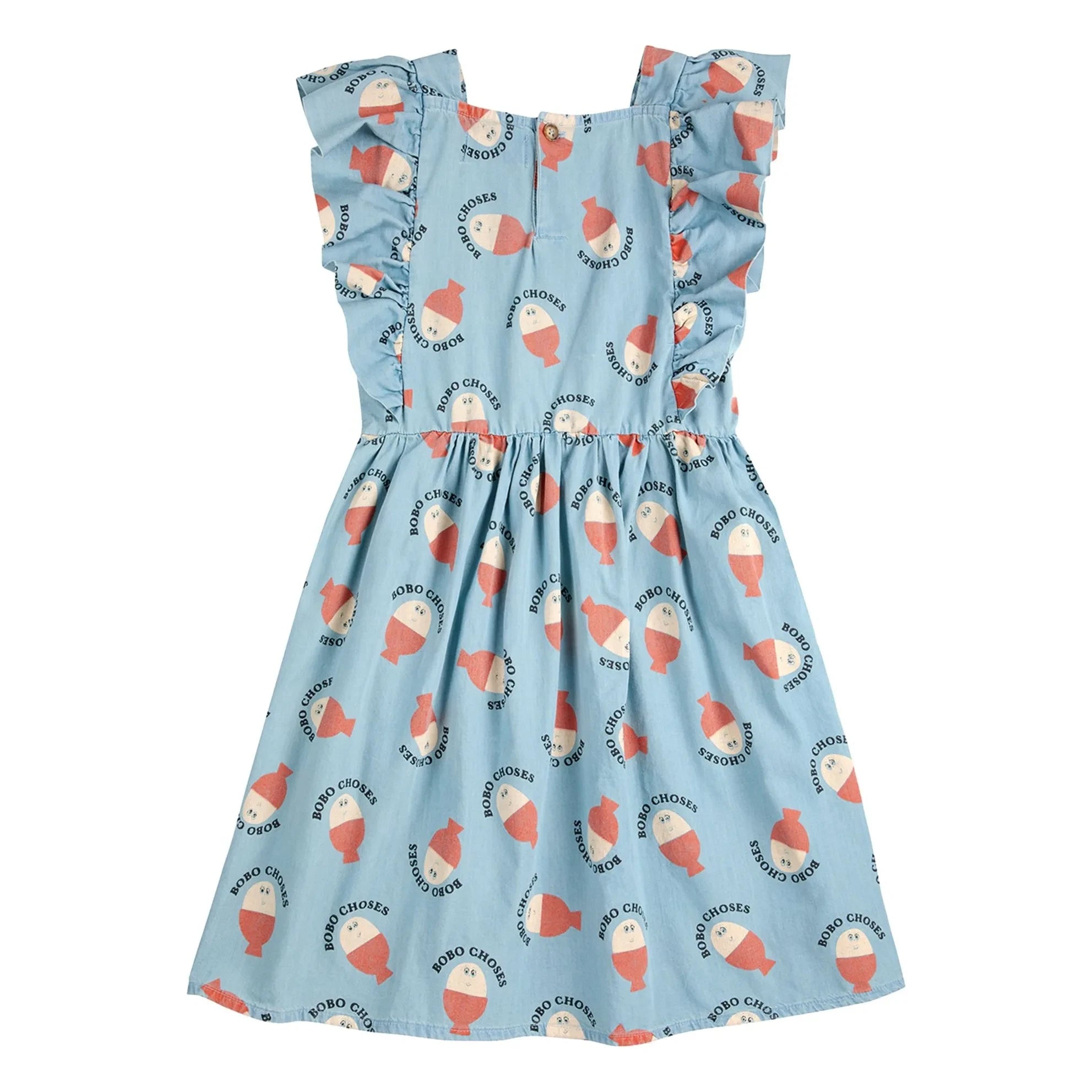Bobo Choses - Light Bobo Denim Dress | Light Blue