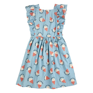 Bobo Choses - Light Bobo Denim Dress | Light Blue
