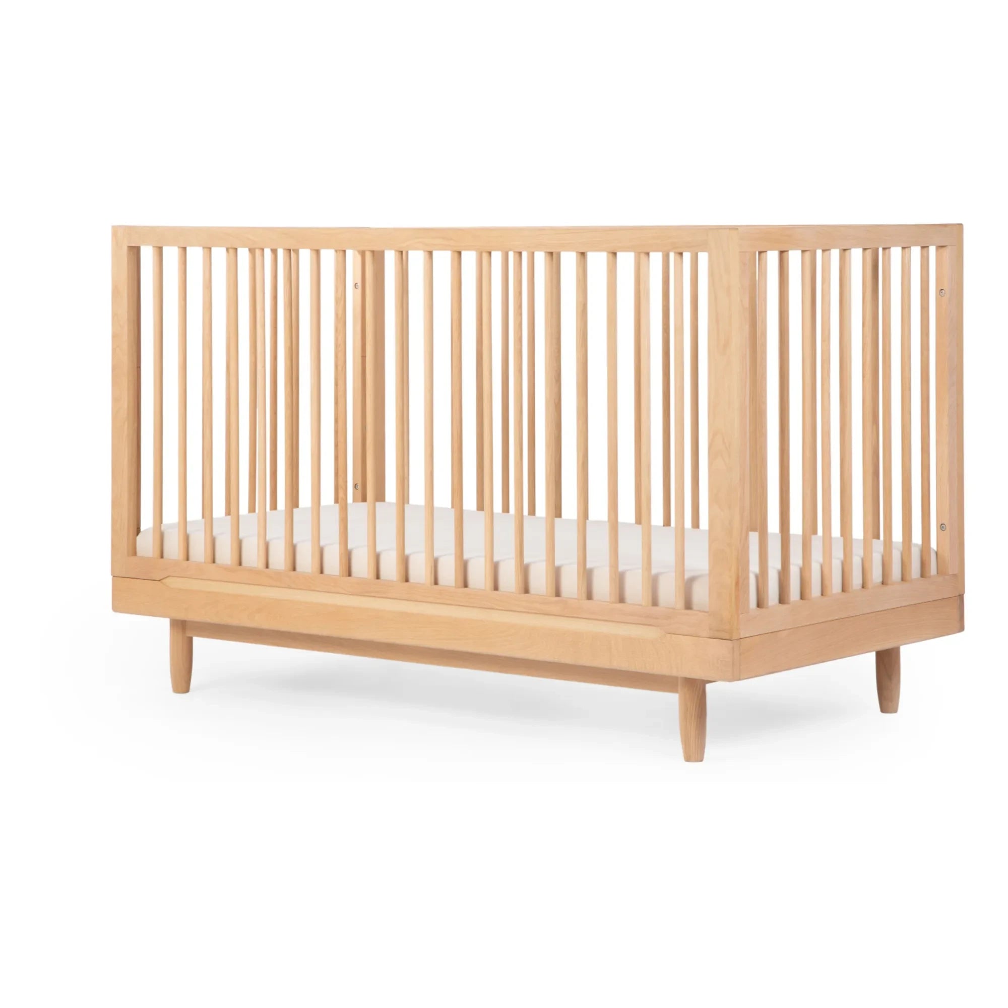 Nobodinoz - Pure Dönüştürülebilir Bebek Karyolası 70x140 cm | Meşe