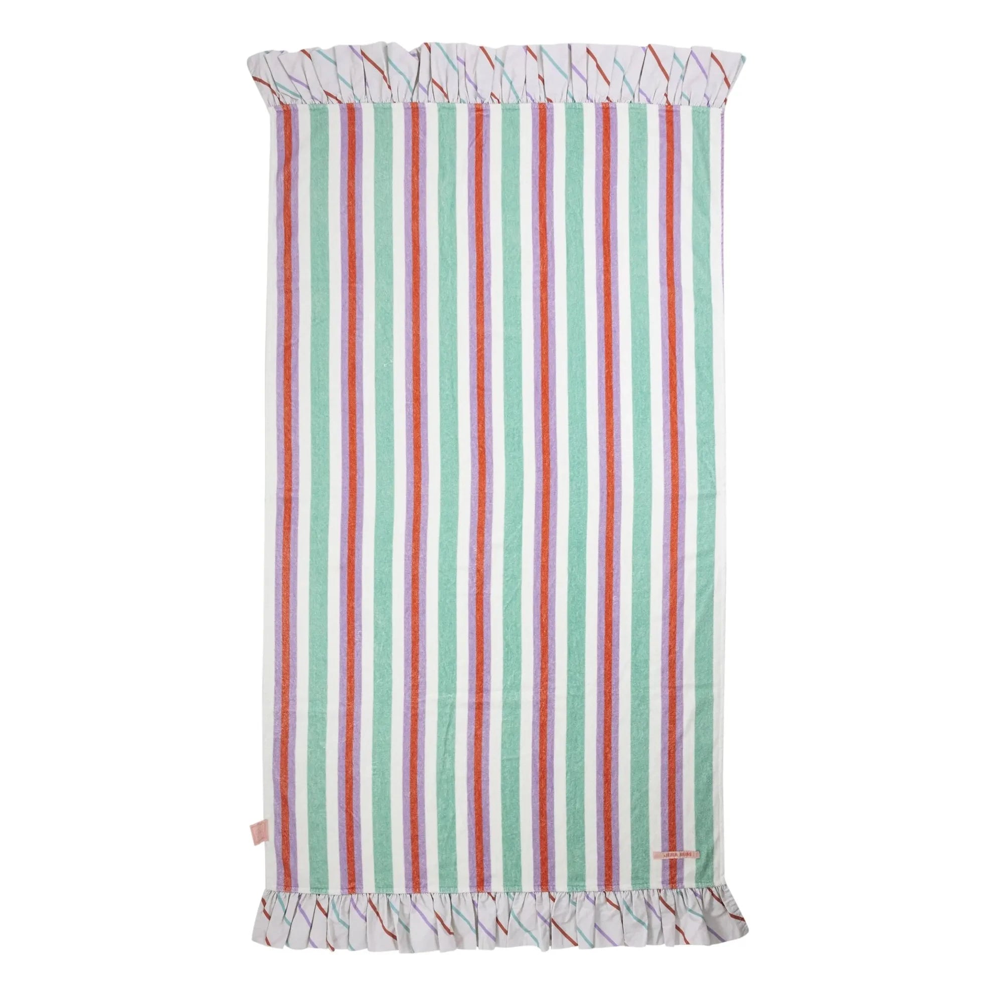 Jera Mini - Striped Ruffled Beach Towel