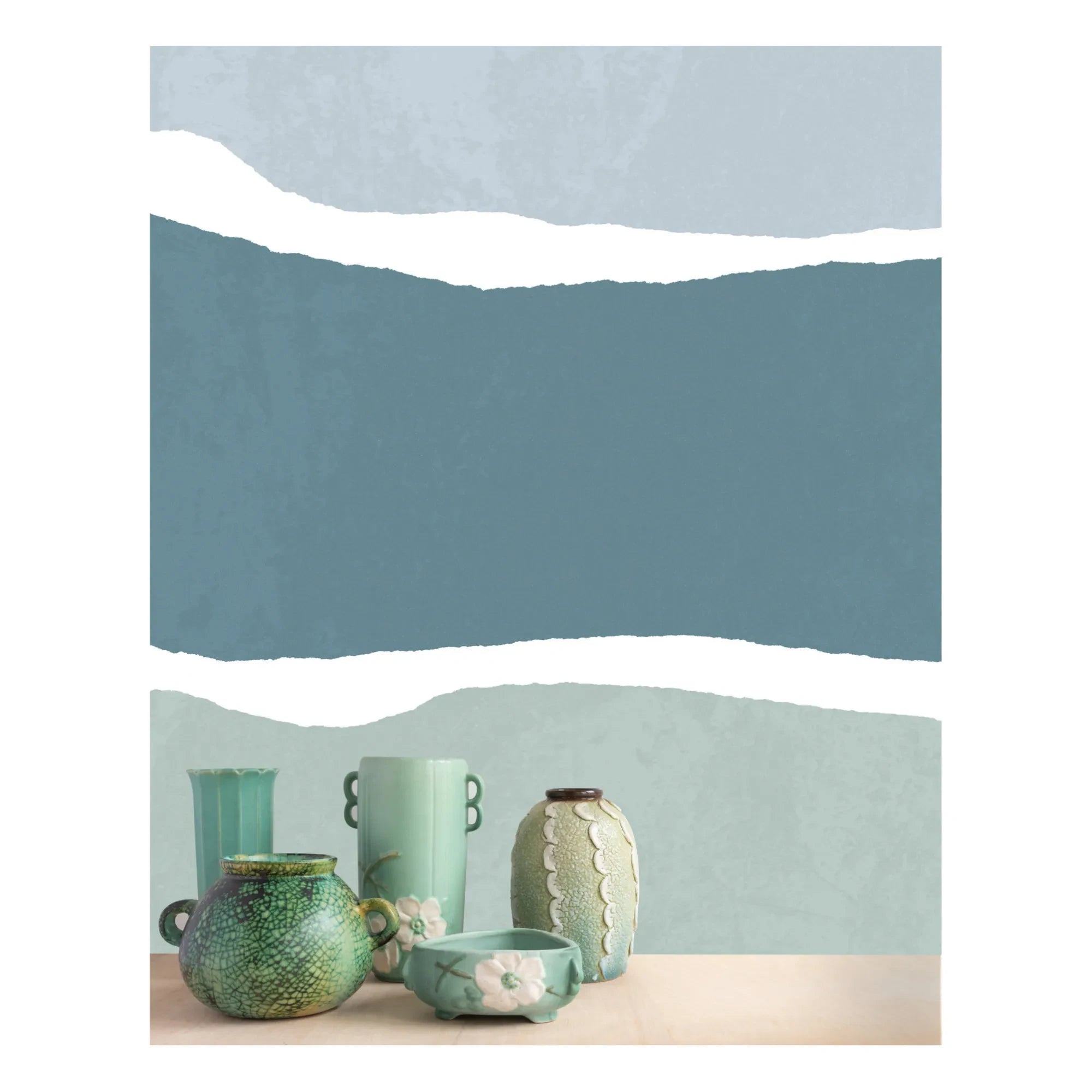Edito - Trio Wallpaper - 4 Rolls | Green