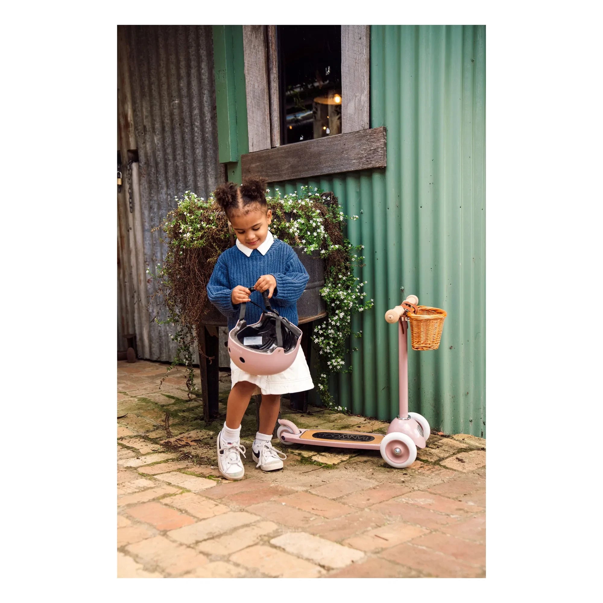 Banwood - Bicycle helmet | Dust Pink