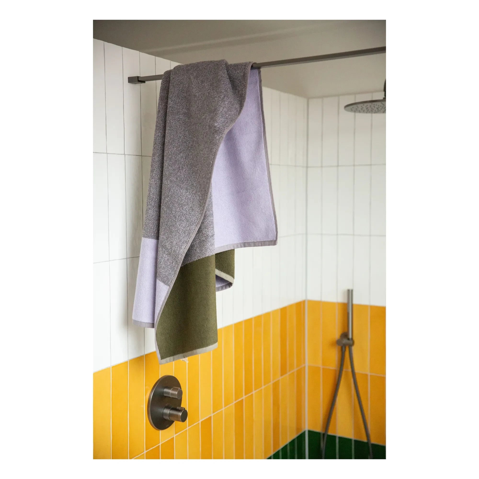 Suite 702 - Bathroom Towels, Lex Pott - 2-piece Set | Green