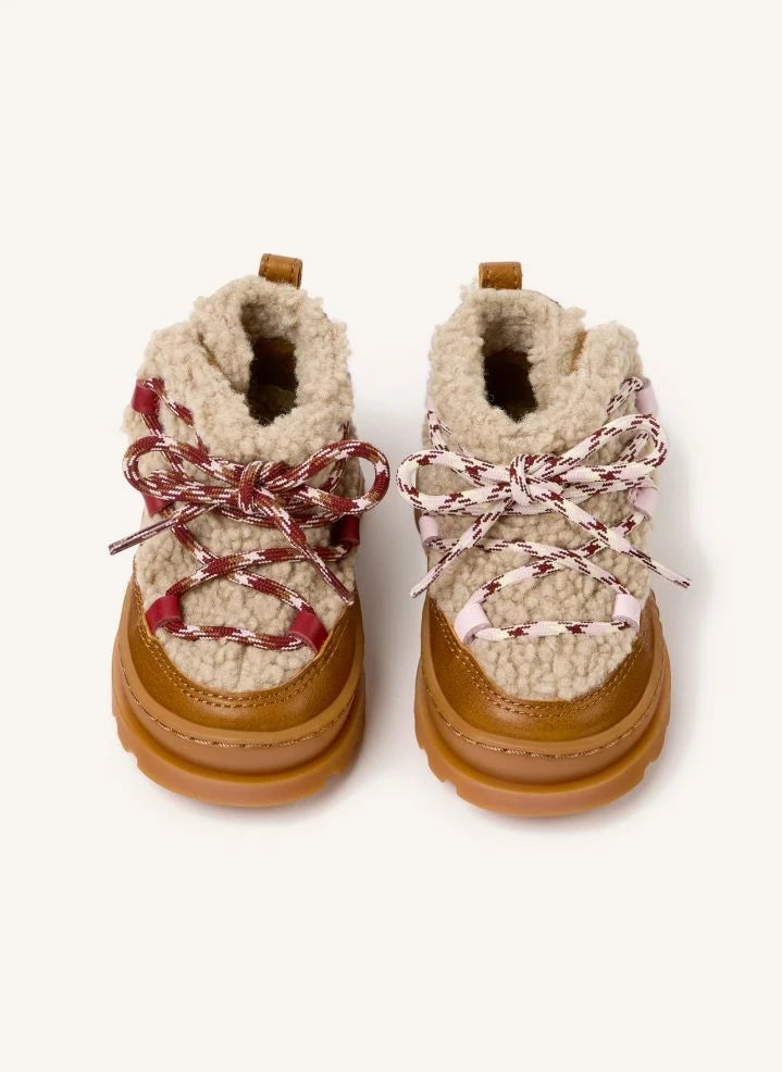 Camper - Twins Dolgulu Botlar | Açık kahverengi