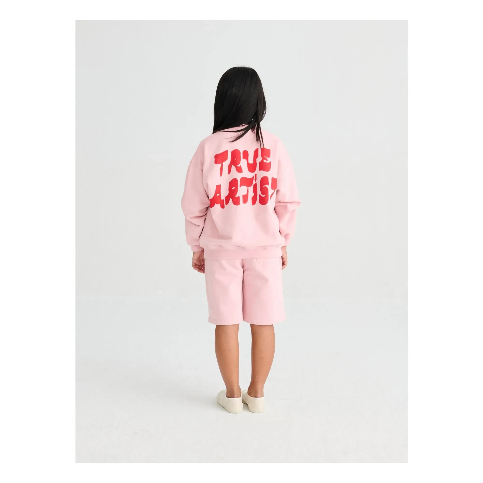 True Artist - Sweat N°11 True Artist Organic pamuk | Soluk Pembe