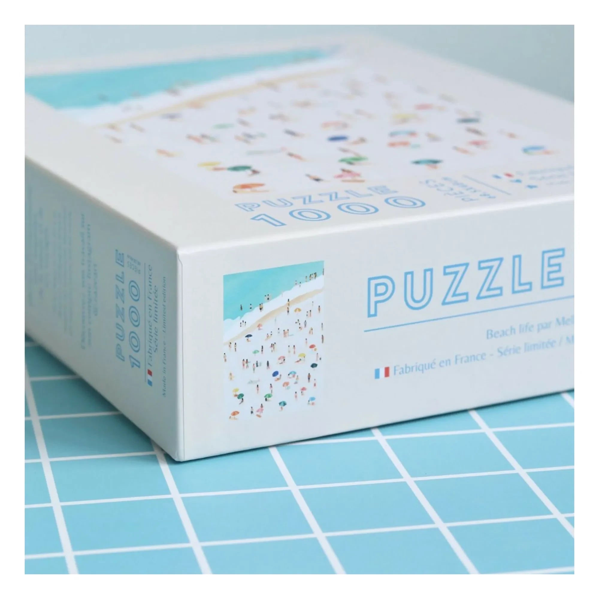 La Petite Épicerie - Melisa Bilgici Signed Beach Life Puzzle - 1000 Pieces