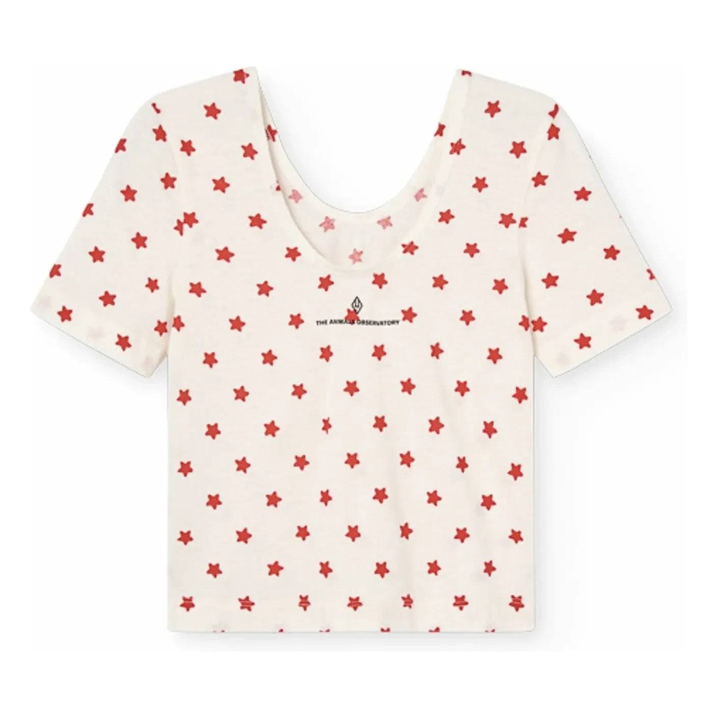 The Animals Observatory - Crayfish Stars Organic Cotton T-Shirt | White