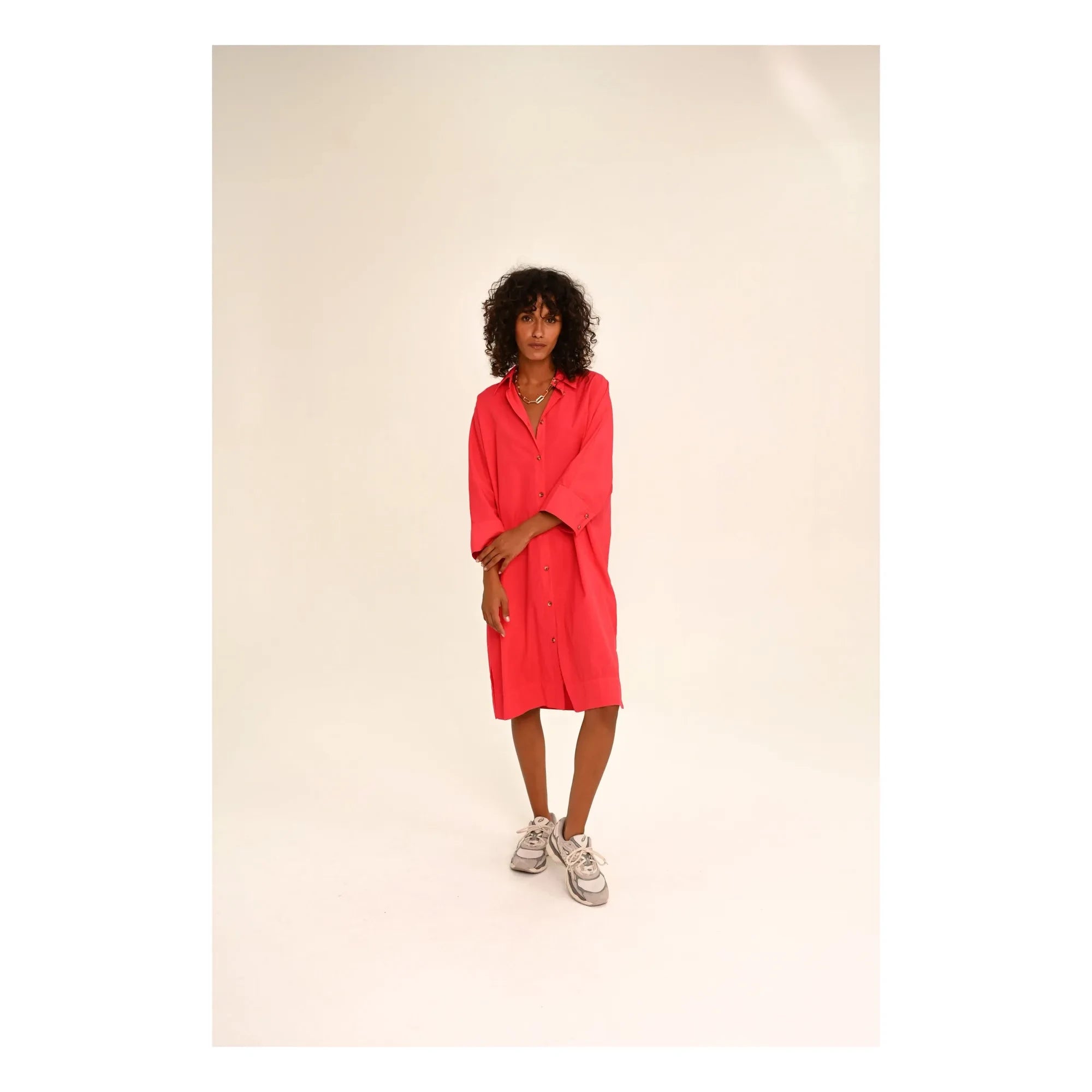 Sacrécoeur - Giulietta Poplin Dress | Red