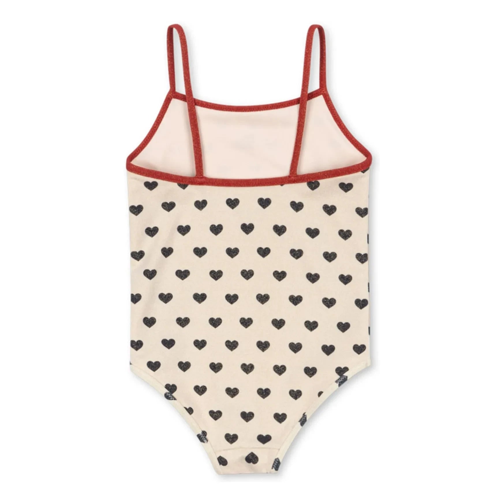 Konges Sløjd - Manon Hearts Glitter Swimsuit | Ecru