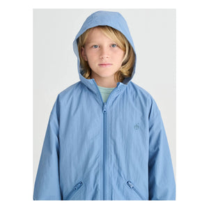 True Artist - N°2 Double-Sided Windbreaker | Gray Blue