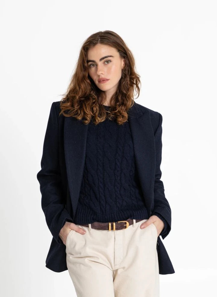 Smallable Woman - Camille Wool Jacket | Navy
