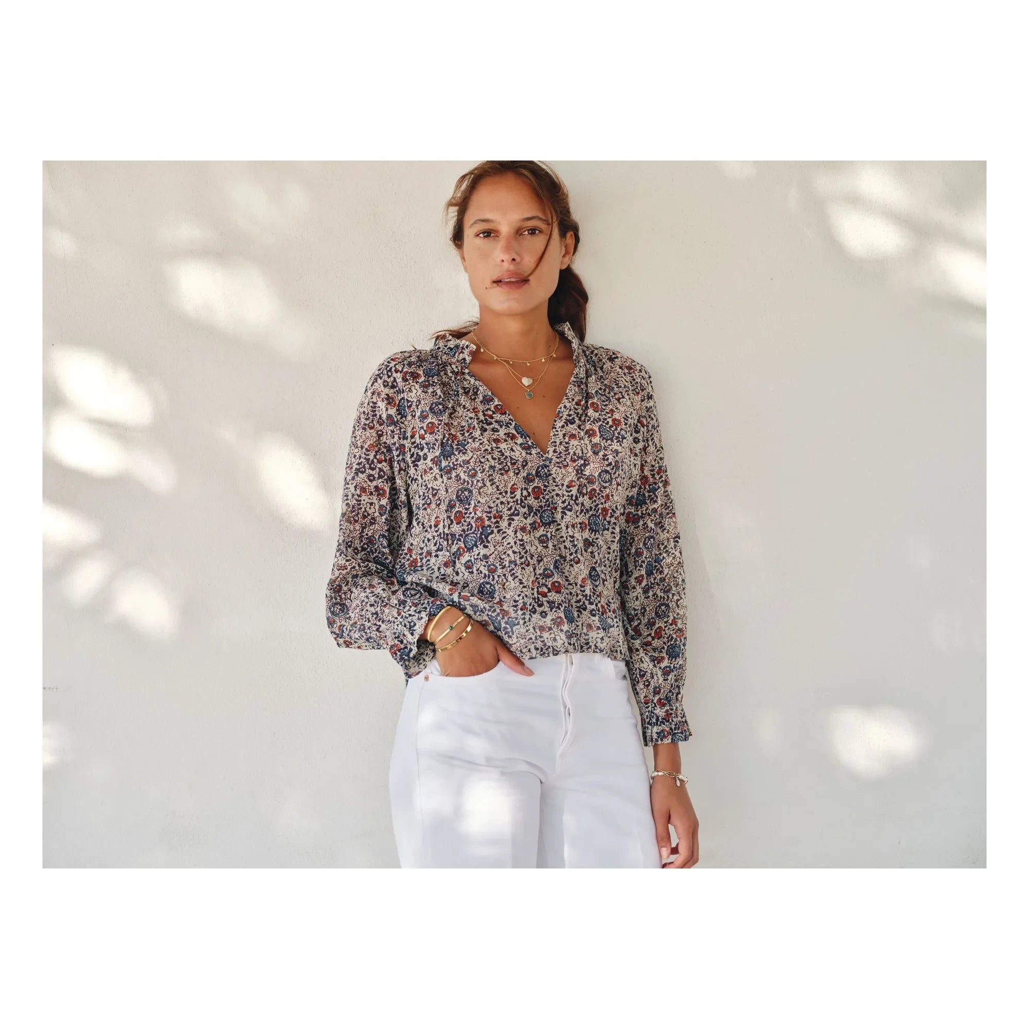 M.A.B.E. - Cass Blouse | Indigo
